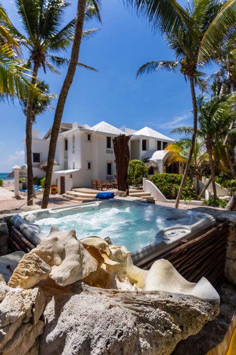 Casa del Secreto at Hacienda del Secreto, the six-bedroom beachfront flagship villa