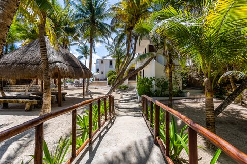 Casa del Secreto at Hacienda del Secreto, the six-bedroom beachfront flagship villa