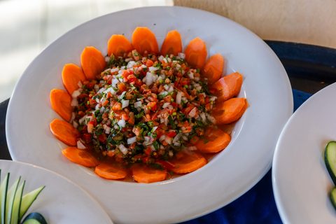 Dining at Hacienda del Secreto, prepared on-site by the estate's chefs