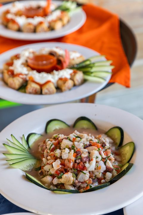 Dining at Hacienda del Secreto, prepared on-site by the estate's chefs
