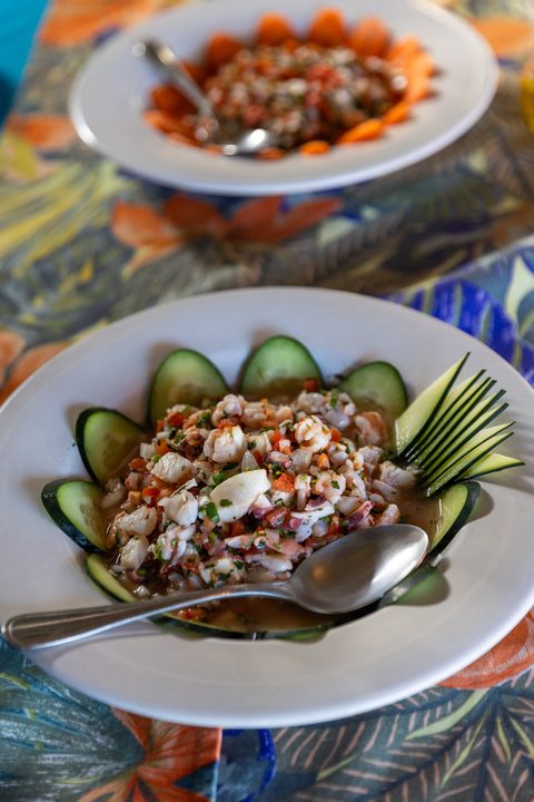 Dining at Hacienda del Secreto, prepared on-site by the estate's chefs