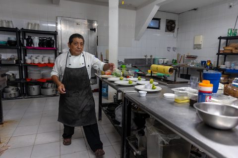 Dining at Hacienda del Secreto, prepared on-site by the estate's chefs