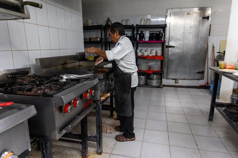Dining at Hacienda del Secreto, prepared on-site by the estate's chefs