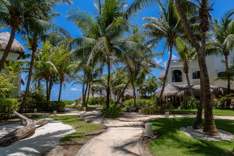 The gardens and grounds at Hacienda del Secreto, including The Butterfly Landing wellness pavilion