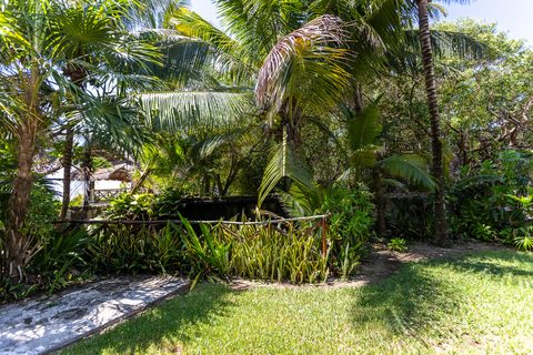 The gardens and grounds at Hacienda del Secreto, including The Butterfly Landing wellness pavilion