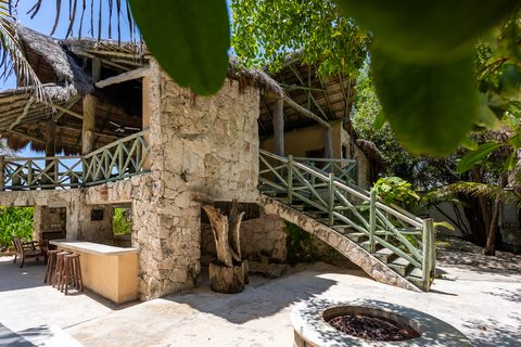 The gardens and grounds at Hacienda del Secreto, including The Butterfly Landing wellness pavilion