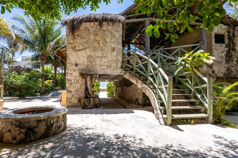 The gardens and grounds at Hacienda del Secreto, including The Butterfly Landing wellness pavilion