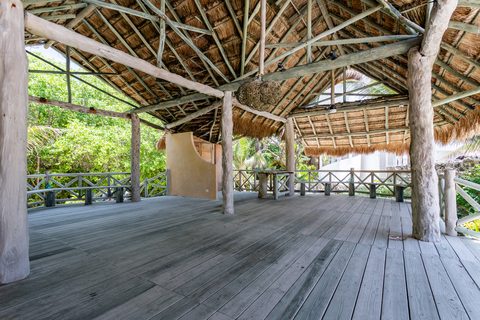 The gardens and grounds at Hacienda del Secreto, including The Butterfly Landing wellness pavilion