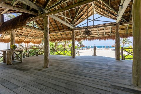 The gardens and grounds at Hacienda del Secreto, including The Butterfly Landing wellness pavilion