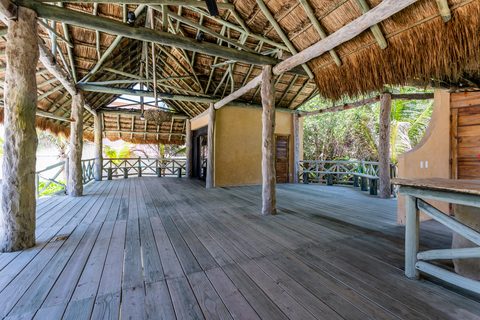 The gardens and grounds at Hacienda del Secreto, including The Butterfly Landing wellness pavilion