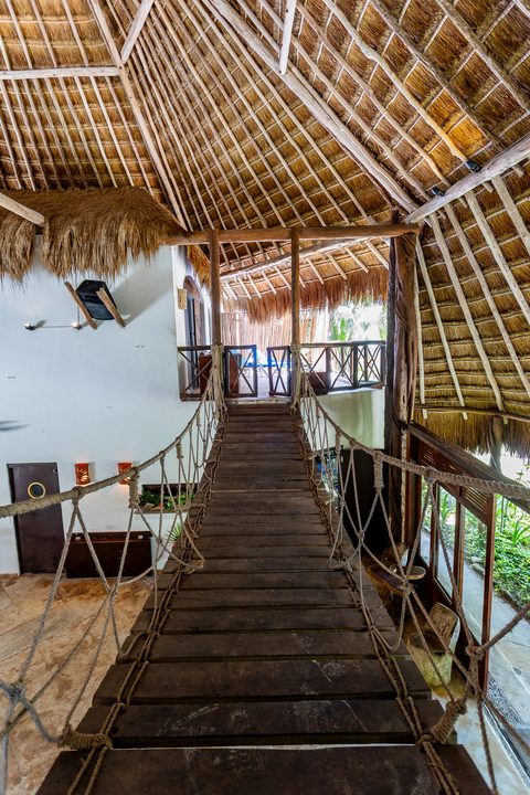Palapa Papa Jack, the estate's grand event palapa at Hacienda del Secreto