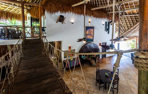 Palapa Papa Jack, the estate's grand event palapa at Hacienda del Secreto