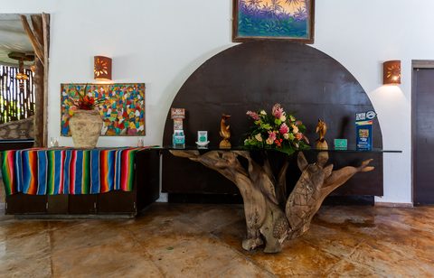 Palapa Papa Jack, the estate's grand event palapa at Hacienda del Secreto