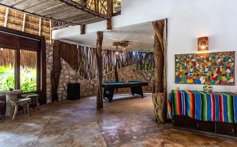 Palapa Papa Jack, the estate's grand event palapa at Hacienda del Secreto