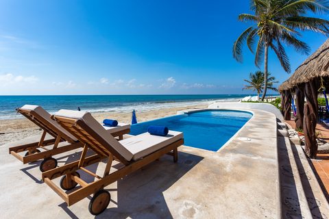 Villa Canteena at Hacienda del Secreto, a vibrant Mexican-fiesta beachfront villa