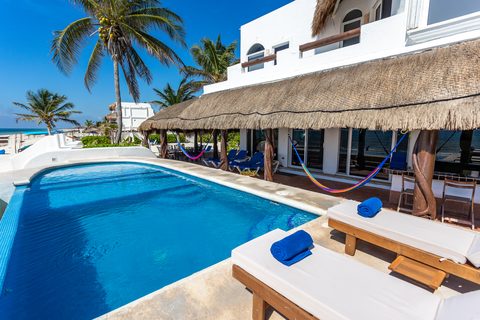 Villa Canteena at Hacienda del Secreto, a vibrant Mexican-fiesta beachfront villa