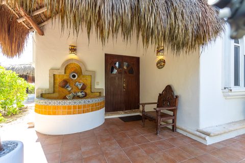 Villa Canteena at Hacienda del Secreto, a vibrant Mexican-fiesta beachfront villa