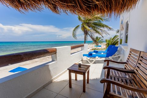 Villa Canteena at Hacienda del Secreto, a vibrant Mexican-fiesta beachfront villa