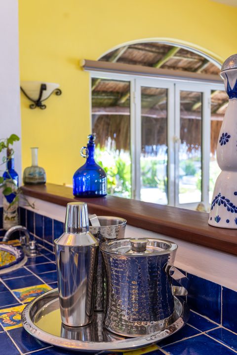 Villa Canteena at Hacienda del Secreto, a vibrant Mexican-fiesta beachfront villa