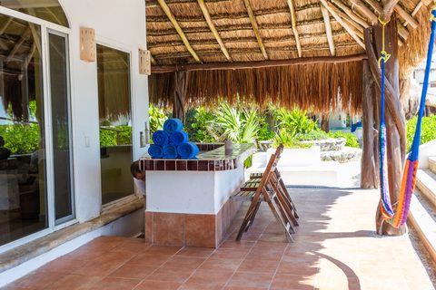 Villa Canteena at Hacienda del Secreto, a vibrant Mexican-fiesta beachfront villa
