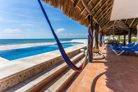 Villa Canteena at Hacienda del Secreto, a vibrant Mexican-fiesta beachfront villa