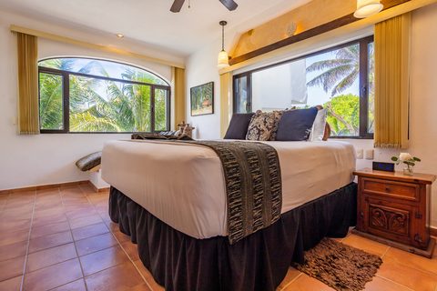 Villa Umakiha at Hacienda del Secreto, a Mayan-inspired limestone villa on Playa del Secreto