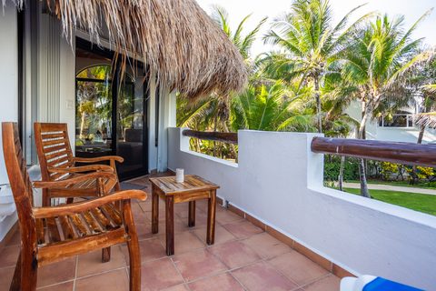Villa Umakiha at Hacienda del Secreto, a Mayan-inspired limestone villa on Playa del Secreto