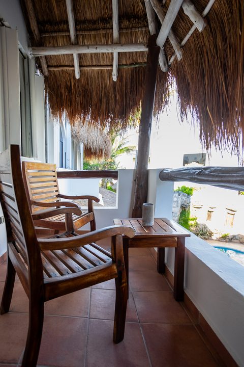 Villa Umakiha at Hacienda del Secreto, a Mayan-inspired limestone villa on Playa del Secreto