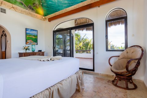 Villa Umakiha at Hacienda del Secreto, a Mayan-inspired limestone villa on Playa del Secreto