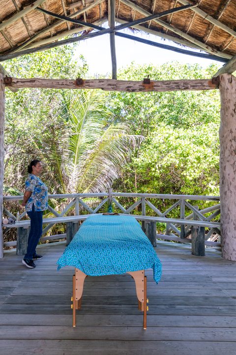 The spa and gym at Hacienda del Secreto